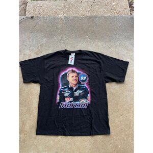 Vintage Jeff Burton Double Sided 2000 NASCAR Chase Authentics Tee F3